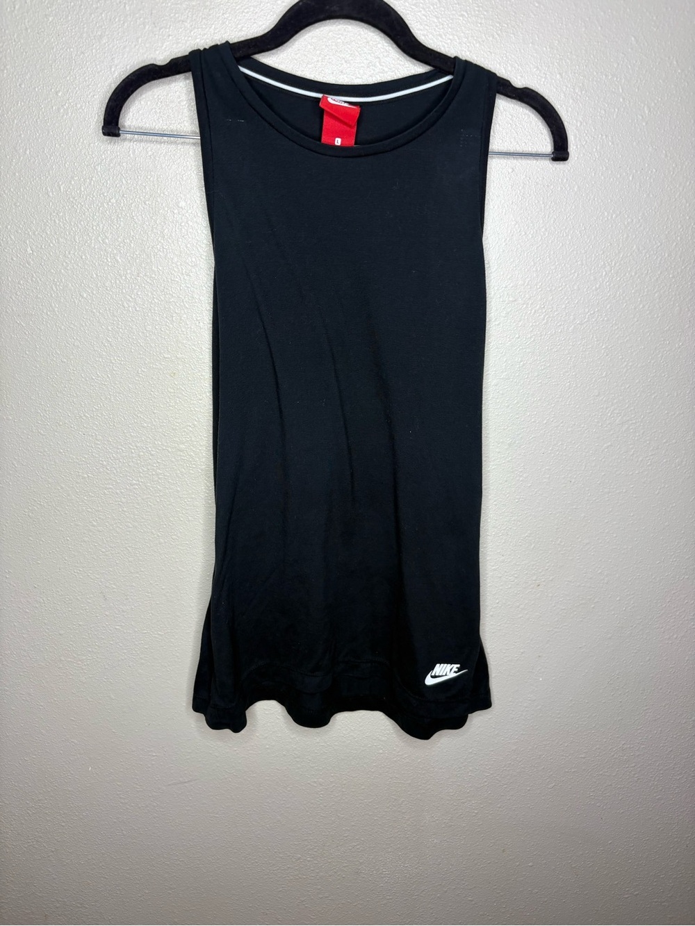 Nike-Women’s Long Flowy Tank-Black-Large